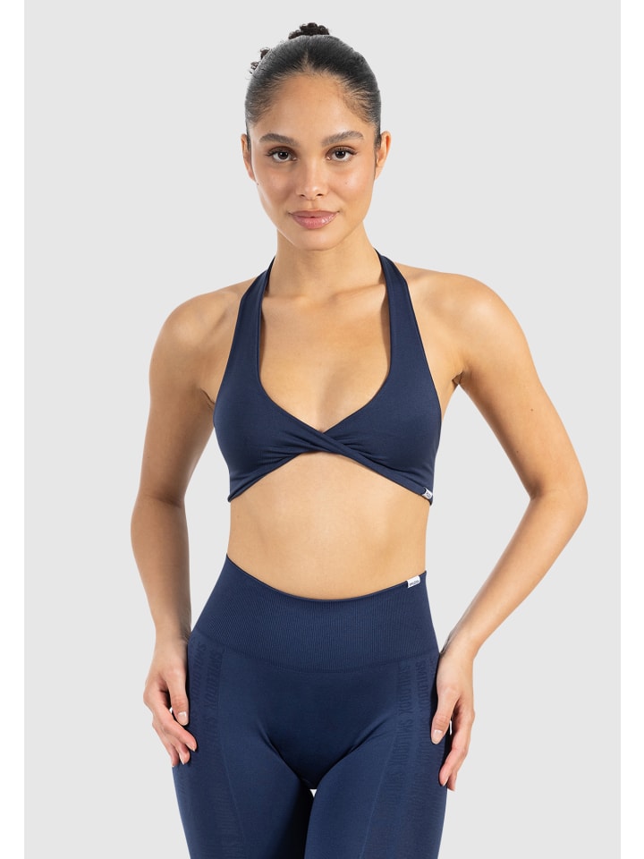 Sport BH Myrah Twisted in Marineblau