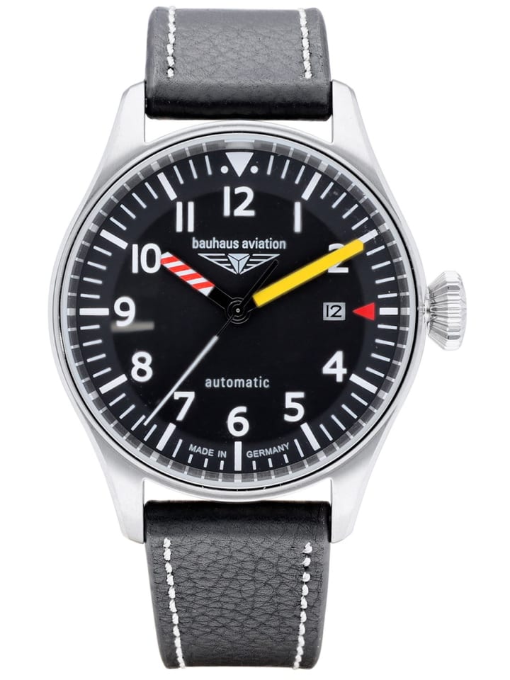 Herrenuhr Aviation Automatik Schwarz