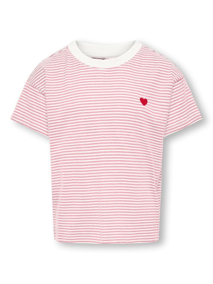 T-Shirt KOGPISA MAIKEN LIFE CROP in romance rose