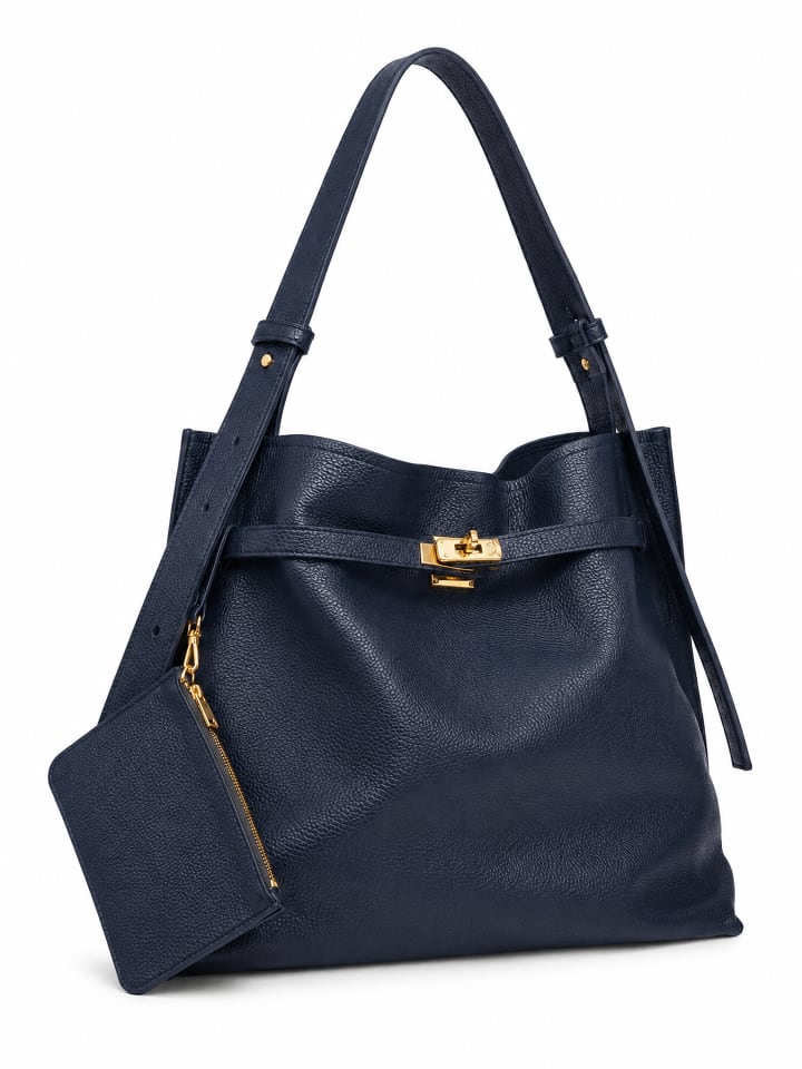 Schultertasche " Roma " in blau