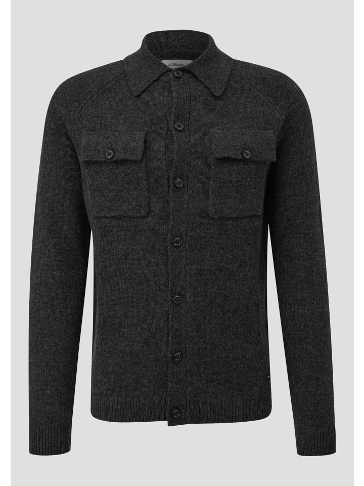 Strickjacke in 9898_dunkelgrau
