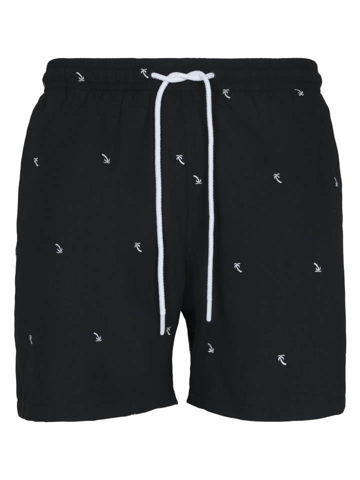 Beachwear - Bottom in black/palmtree