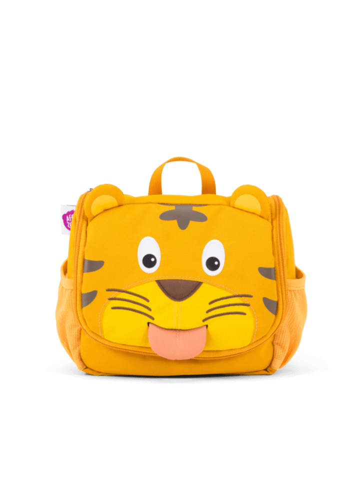 Kulturbeutel Tiger in gelb