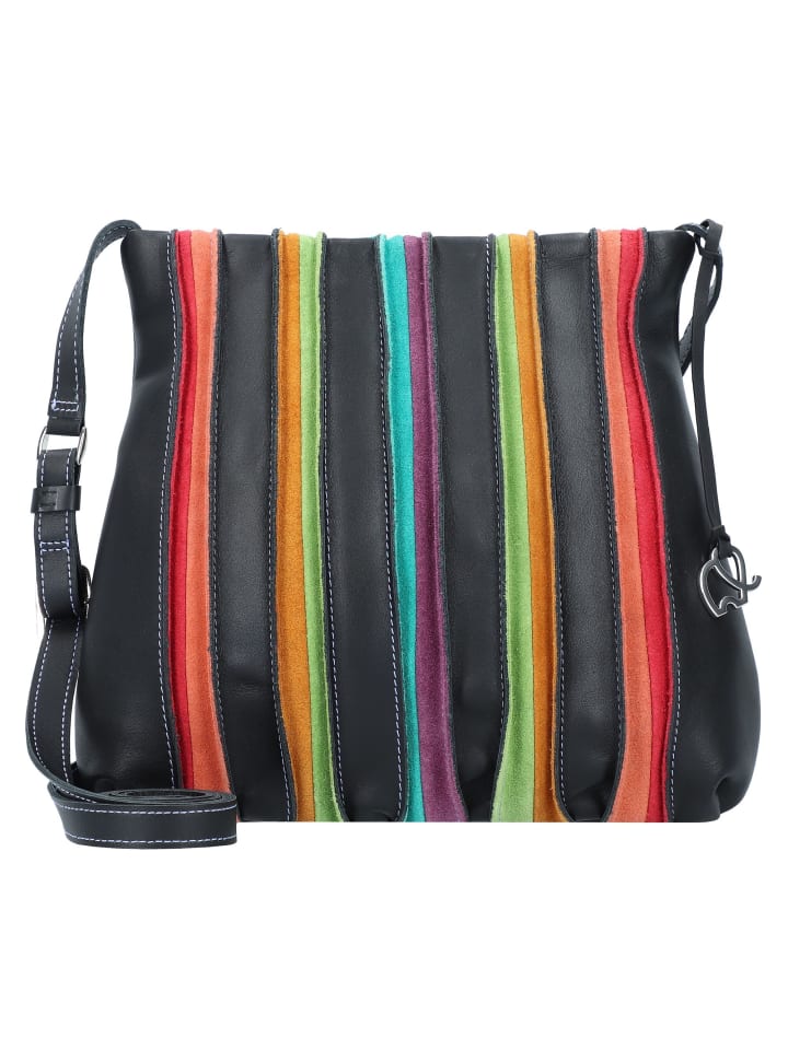Laguna Medium Umhängetasche Leder 23 cm black