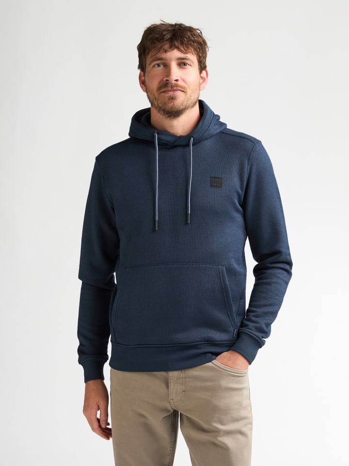 Hoodie aus Bio-Baumwolle valleyview in Blau