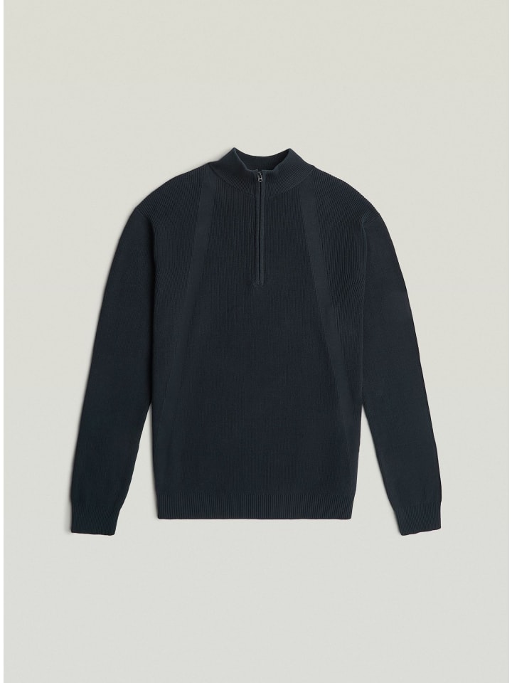 Structured Half Zip Knit salute
