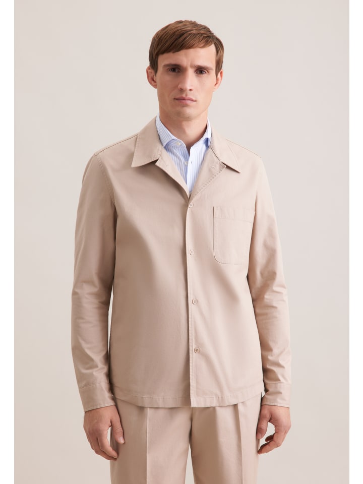 Casual Hemd Regular in Beige