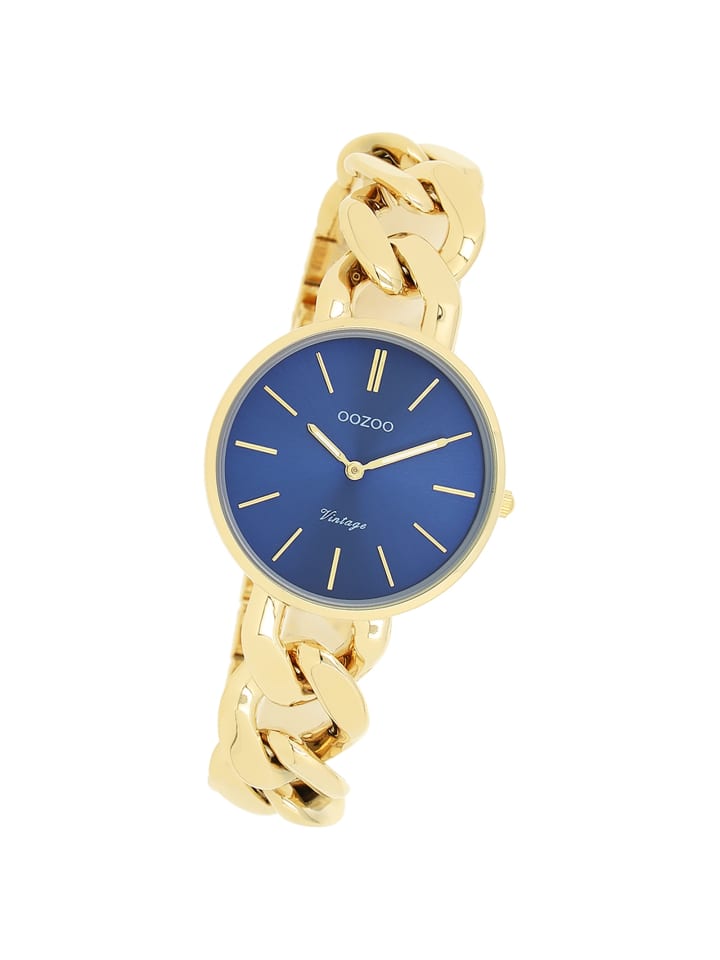 Analog-Armbanduhr Oozoo Vintage Series gold mittel (ca. 32mm)
