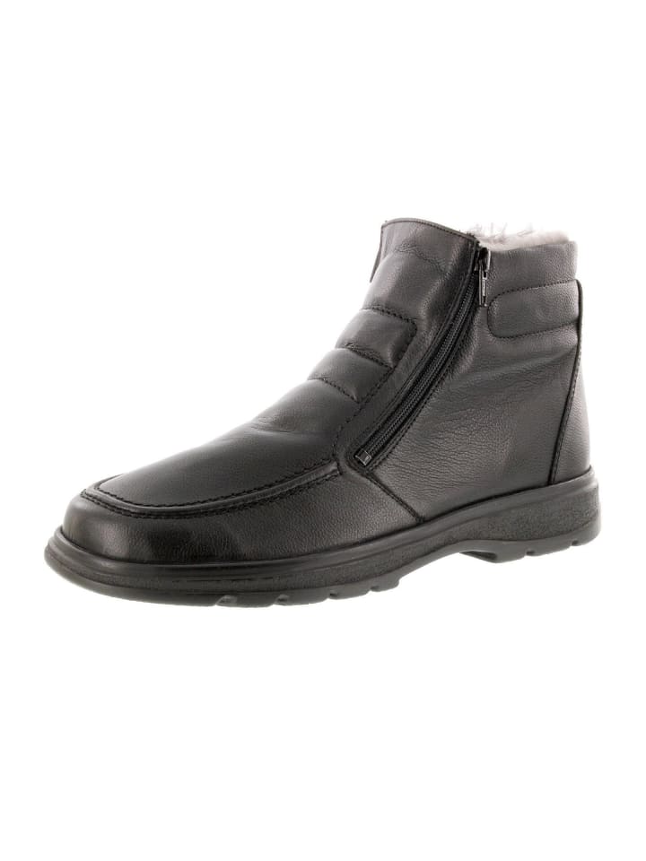Herren- Winterschuhe warm Natura - Weite K in Schwarz
