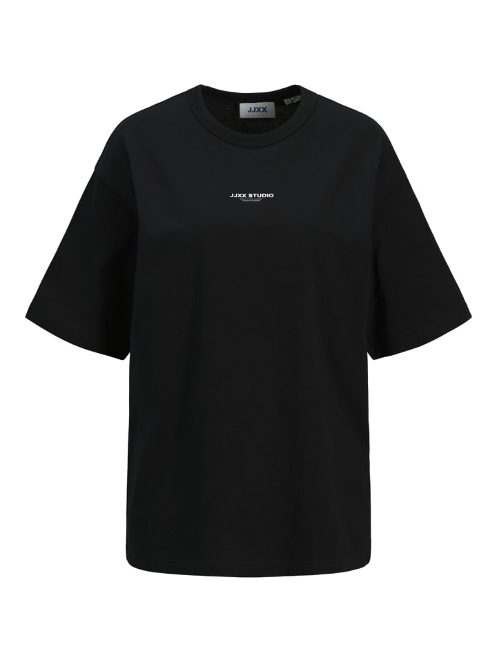 T-Shirt Rundhals Bio-Baumwolle Jxstudio Vesterbro in black