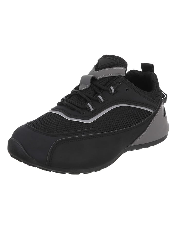 Freizeitschuh in Schwarz und Grau