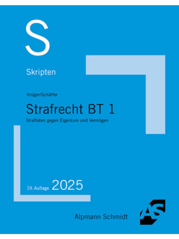 Buch - Skript Strafrecht BT 1