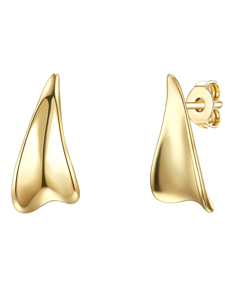 Ohrstecker aus Sterling Silber in gelbgold