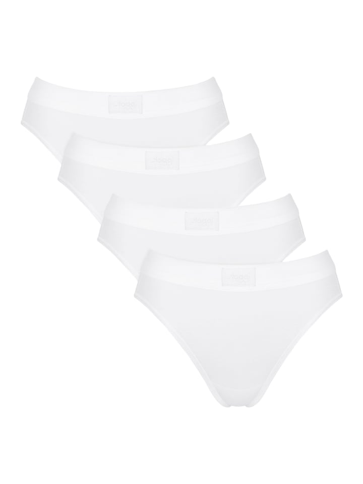 Slip 4er Pack in Weiß