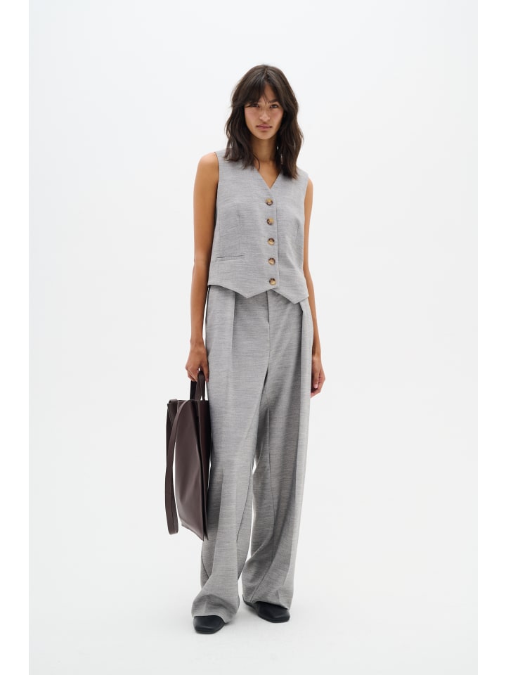 Pants Suiting KhaiIW Regular fit in Granite Melange