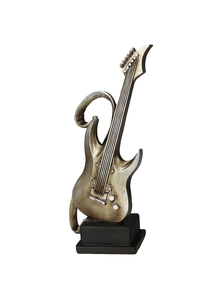 Gitarre Figur in Antiksilber - M