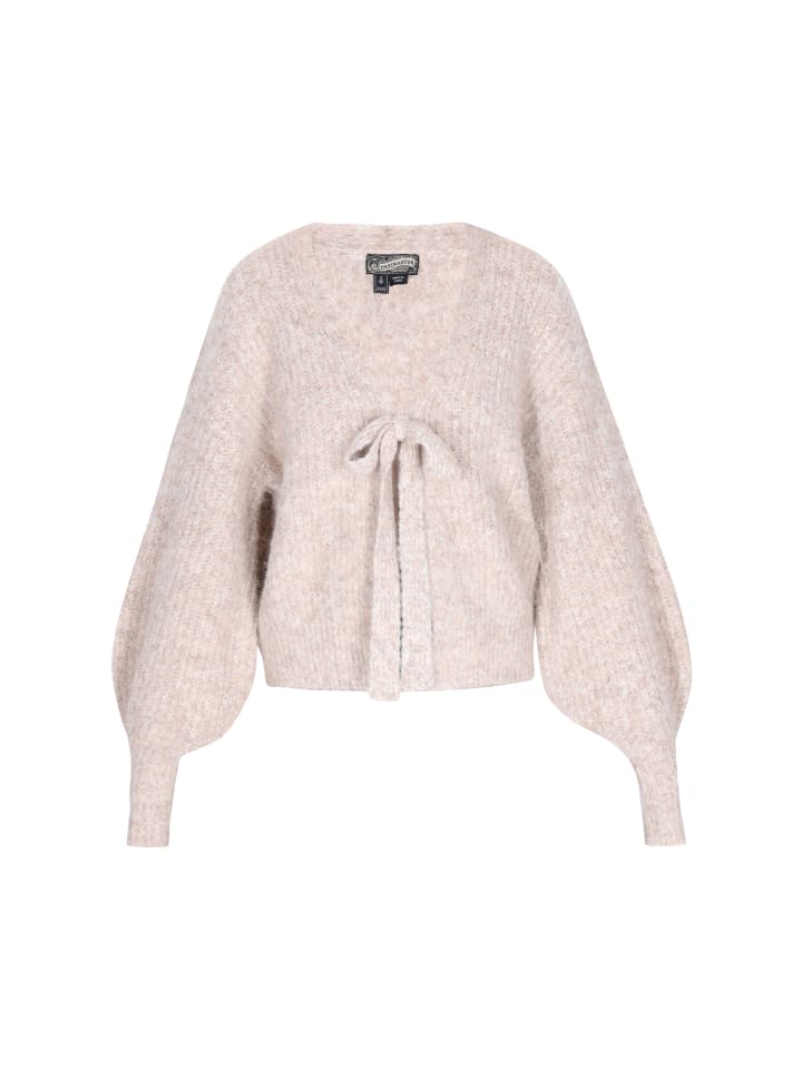Women Cardigan in beige melange