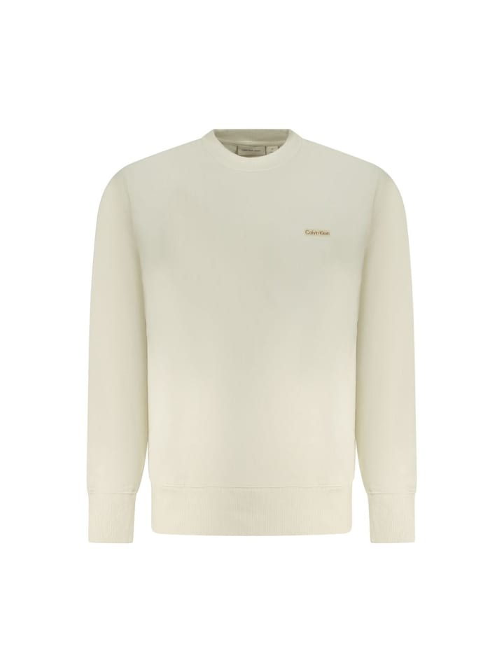 Beige Baumwolle Herren Sweatshirt
