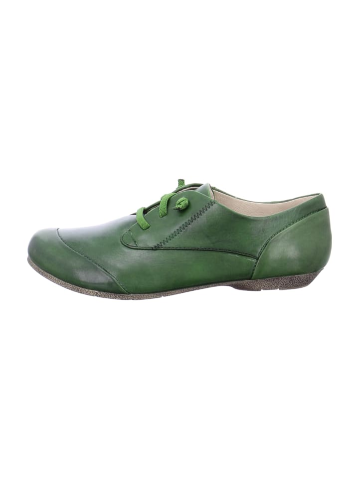 Komfort Schnürschuhe in Grün