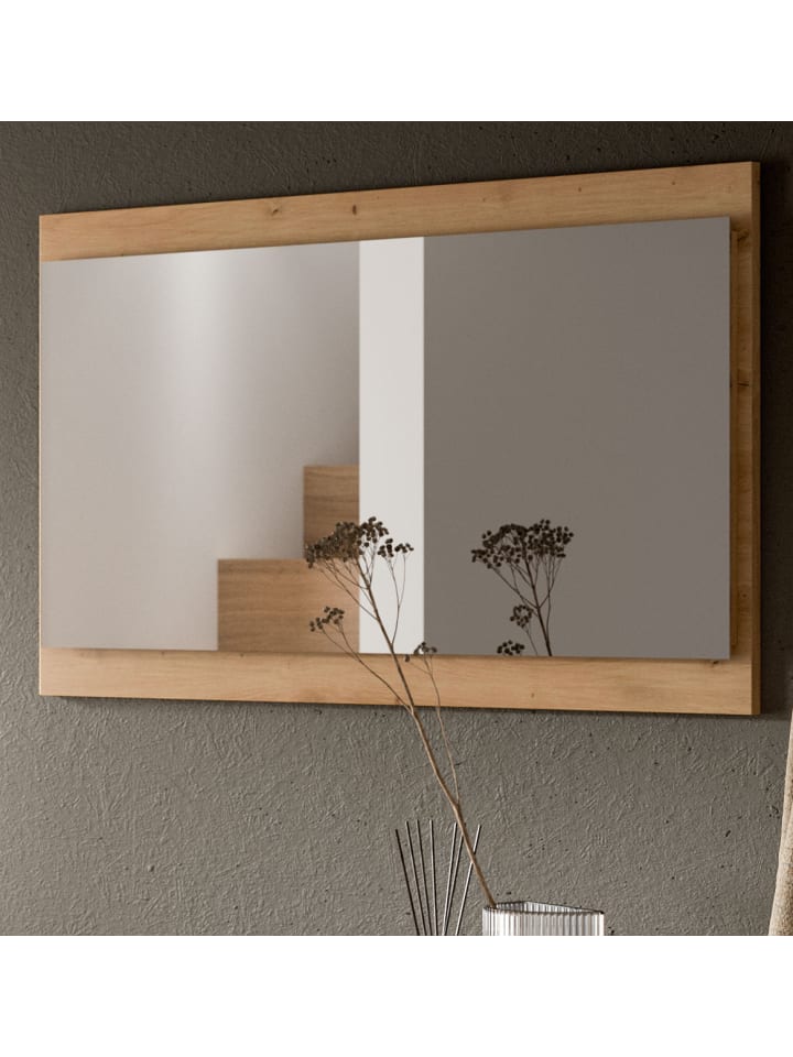 Garderobenspiegel Artisan Eiche hängend, Wandspiegel 110 x 60 cm