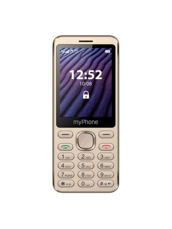 myPhone Maestro 2 Handy 2,8"Display, 1000 mAh, Dual Sim, 0,3 Mpx Kamera in Gold