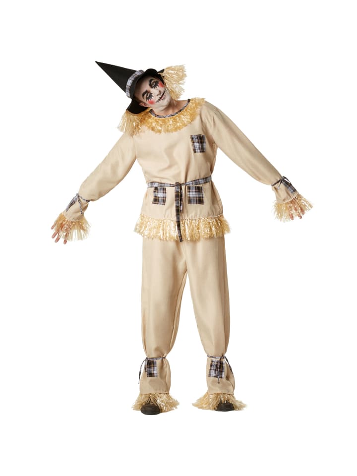 Magier/Hexenmeister, in beige, Gr. XXL, Schnüren sowie Gürtel bindbar