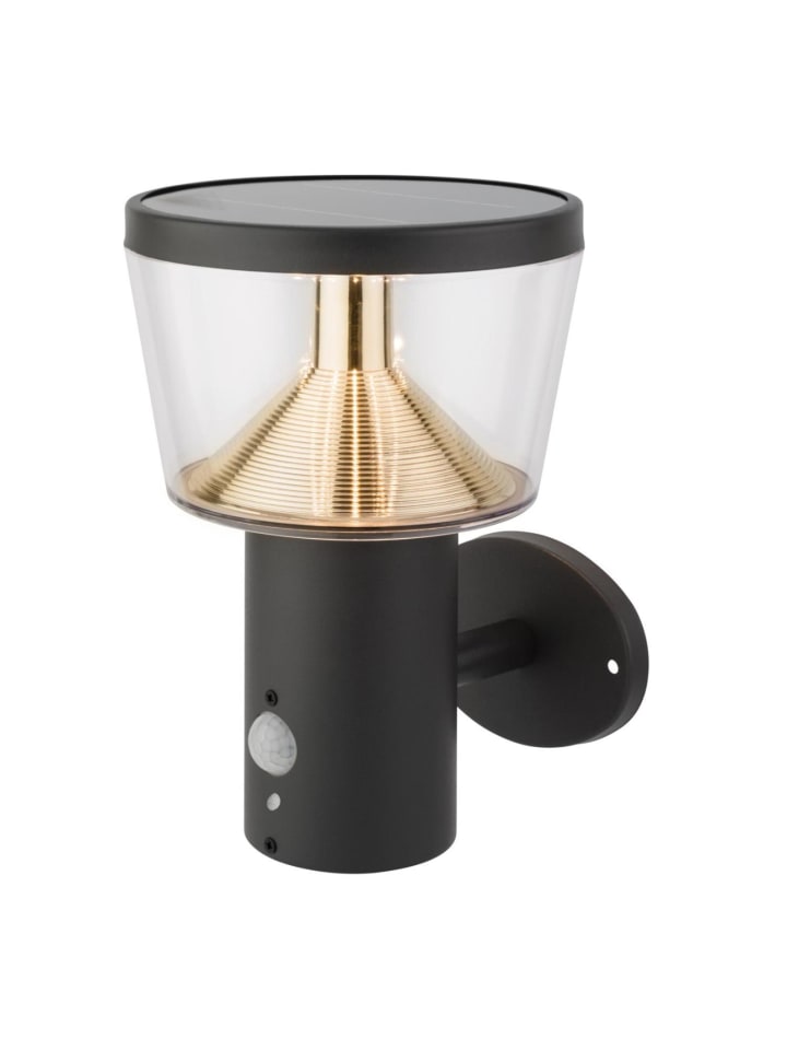 LED Solar Wandleuchte mit Bewegungssensor 3 Modi Premium Wandlampe