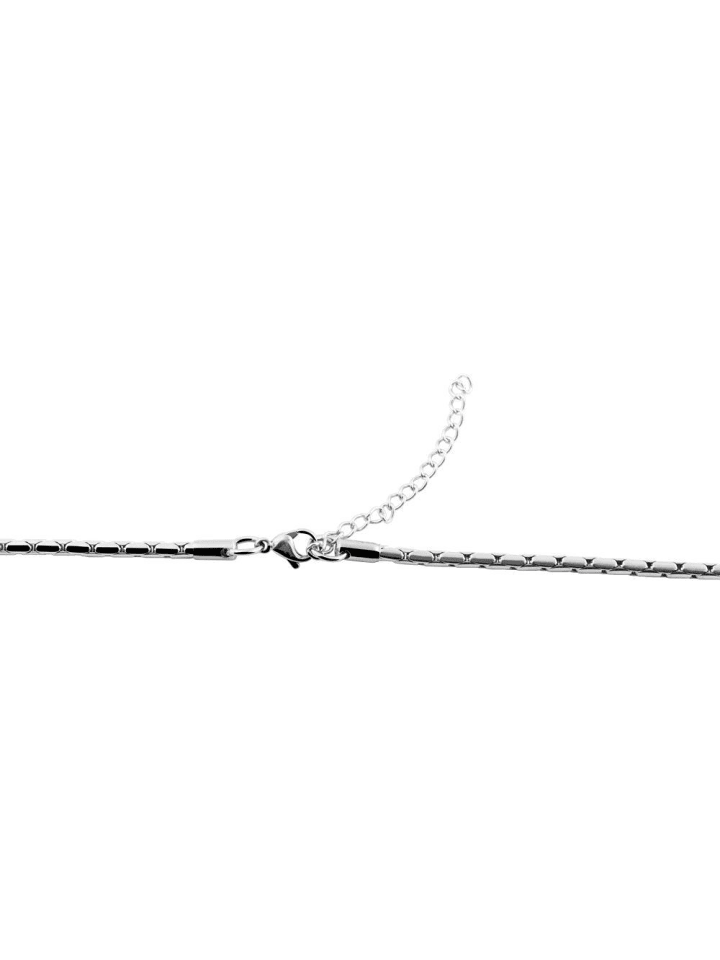 Damen Halskette – Schlangenkette aus Edelstahl 70+5 in silber
