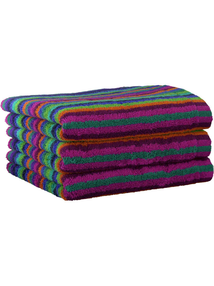 Gästetuch 3er Pack in Multicolor
