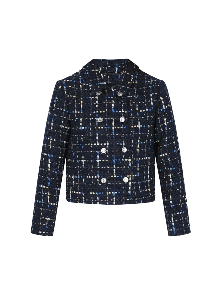 Women Blazer in navy multicolor