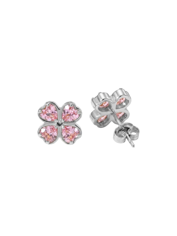 Ohrringe Rosa Cuore Silber