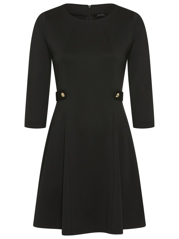 Jerseykleid in schwarz