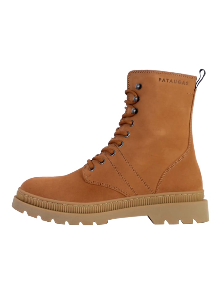 Lederstiefeletten „Wanda“ Braun