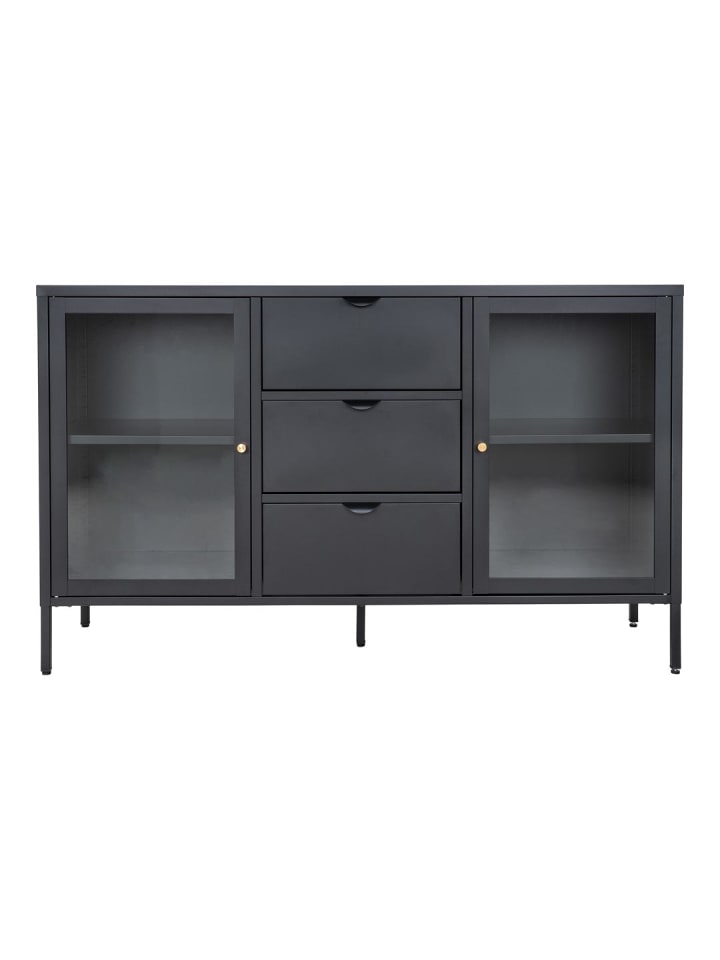 Sideboard Dalby Schwarz 140 x 40 cm