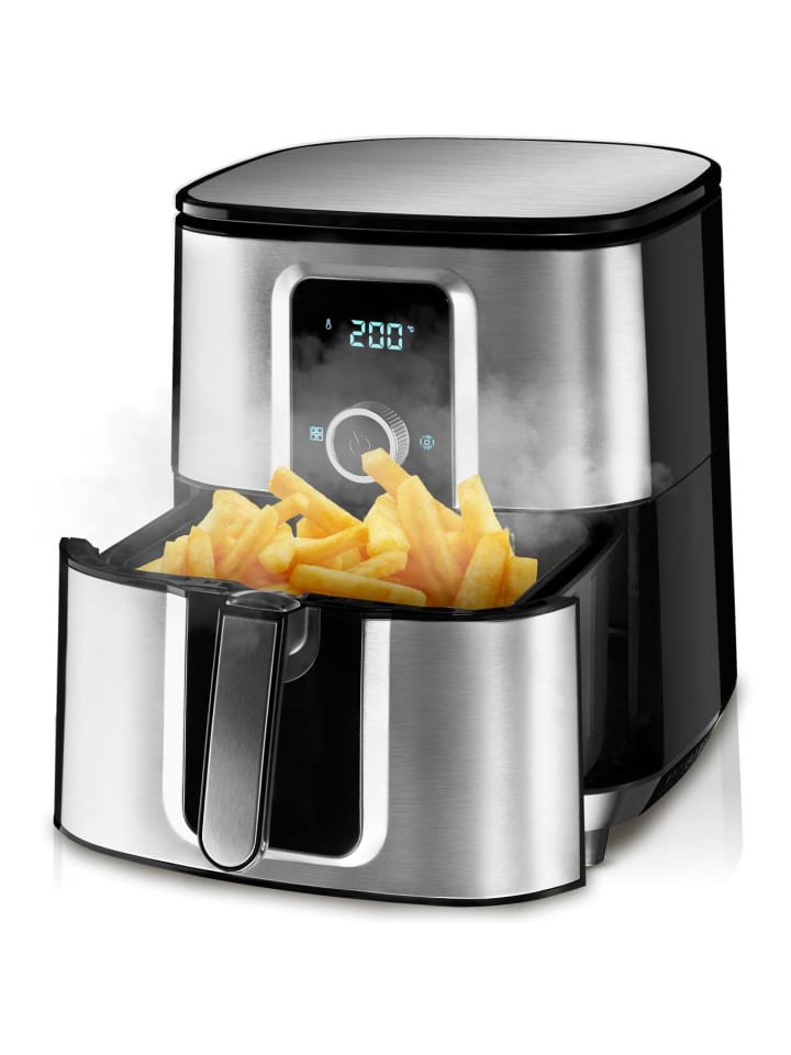 Airfryer, SGS-Zertifikat, Rezeptheft, Timer und Temperatursteuerung