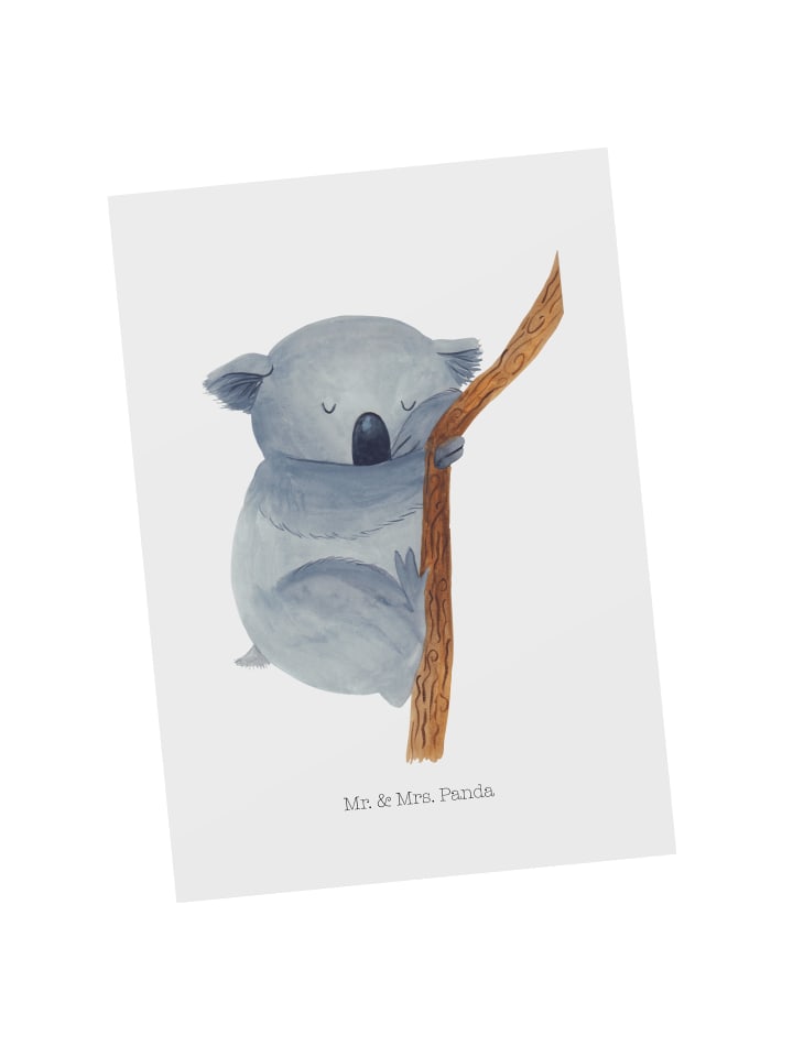Postkarte Koalabär ohne Spruch in Weiß