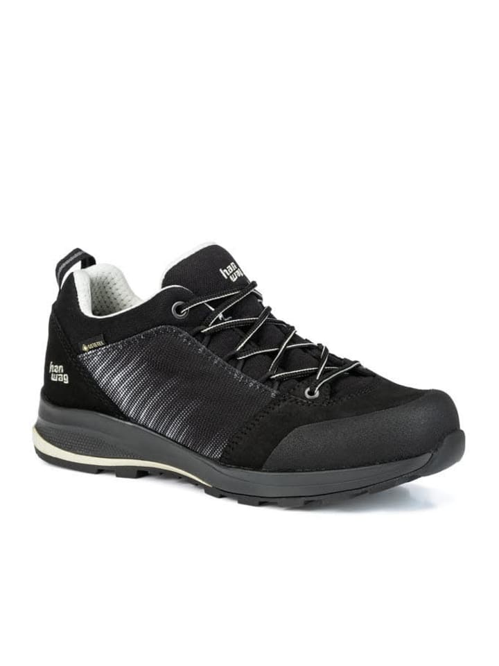 Trekkingschuhe low in schwarz