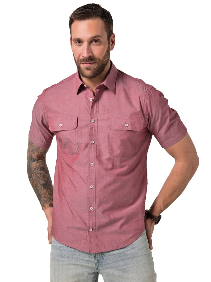 Hemd in rosso mogano