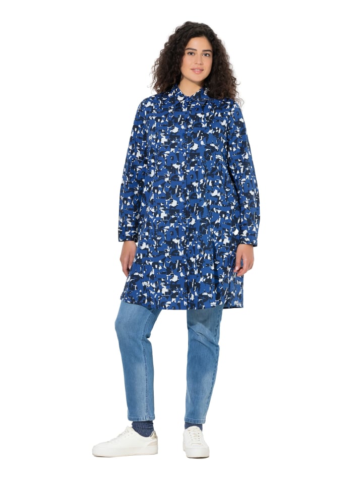 Longtunika in tintenblau