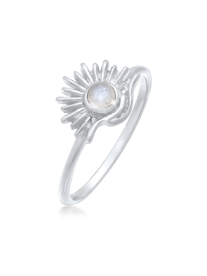 Ring 925 Sterling Silber Sonne in Silber