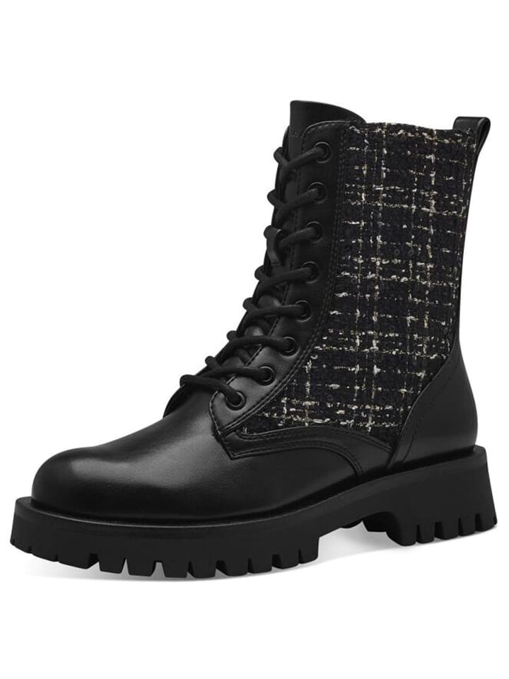 Stiefeletten in BLACK COMBI