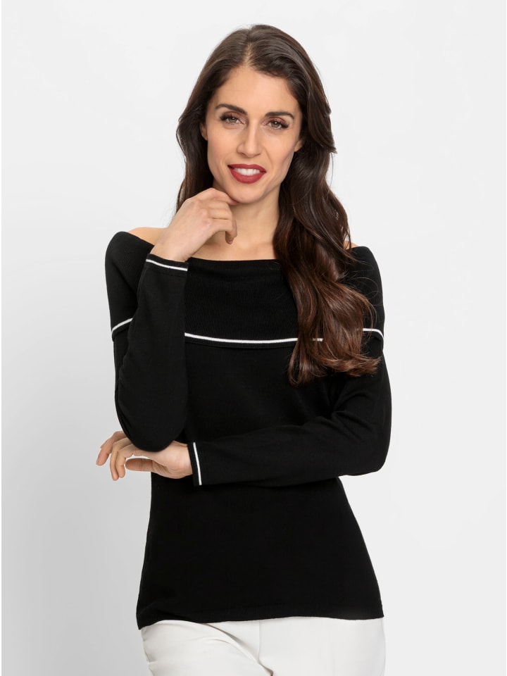 Pullover in schwarz