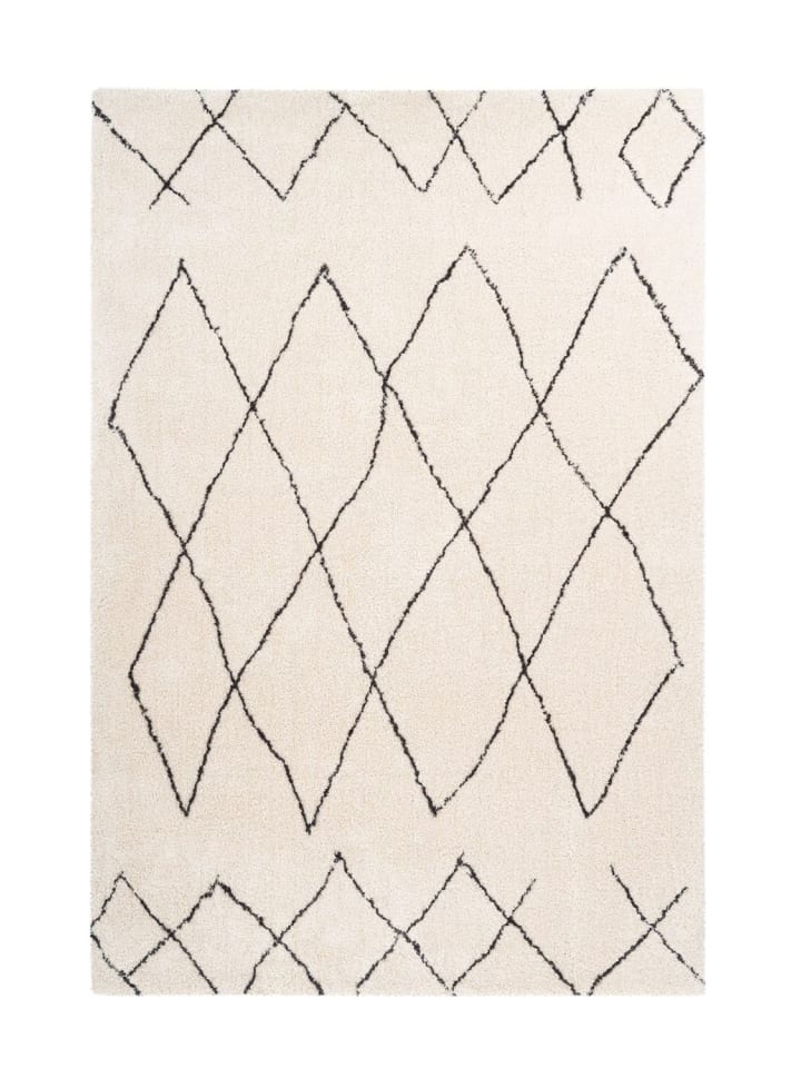 Hochflor Teppich Oliver 425 in Elfenbein