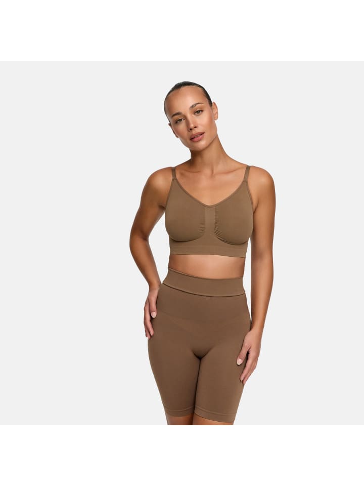 Komfort-Bralette in Karamell