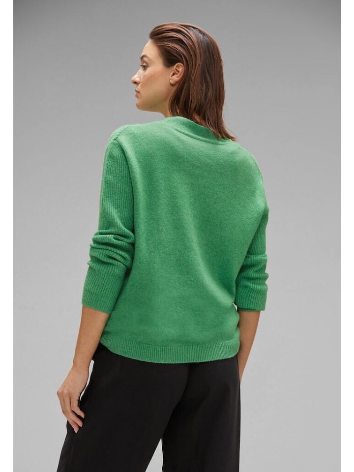 Street One Pullover günstig in gentle green melange kaufen | fresh limango