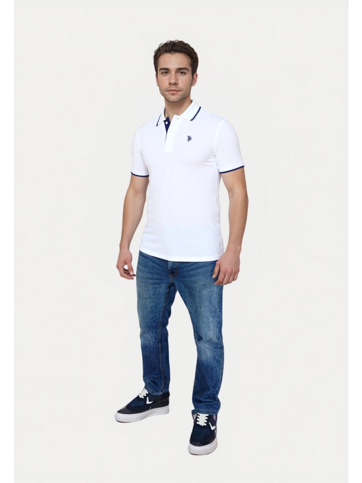 Poloshirt in weiss