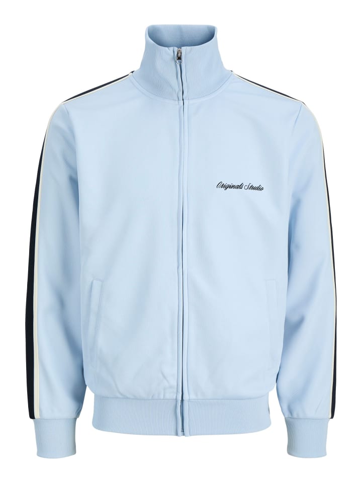 Sweatshirt mit Reißverschluss in Cashmere Blue