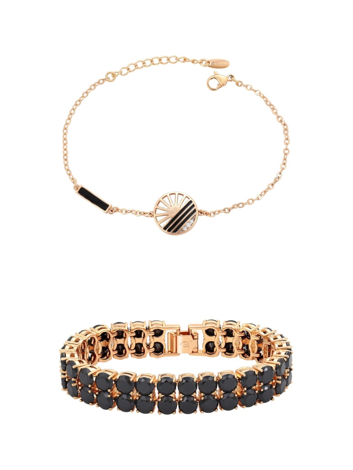 Women Bracelets Set in gold