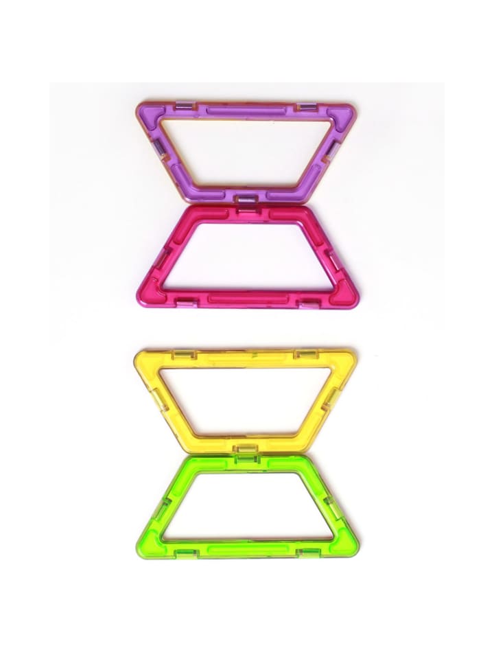 Magnetische Bausteine Trapez, 4 Stk. , Ersatzteile, kleines Set -ab 3 Jahren