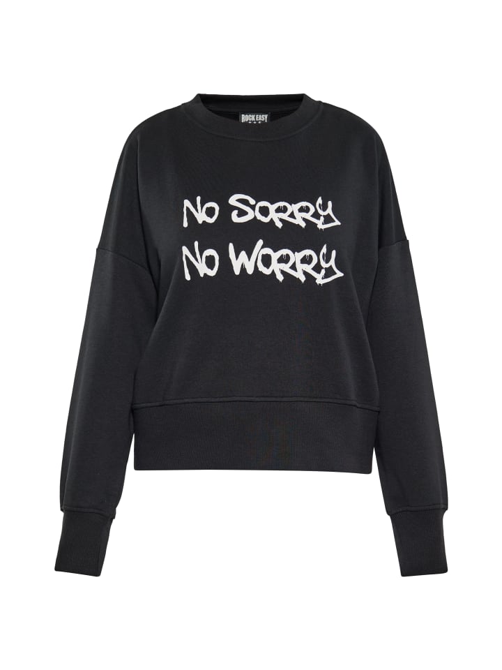 Damen Sweatshirt in SCHWARZ